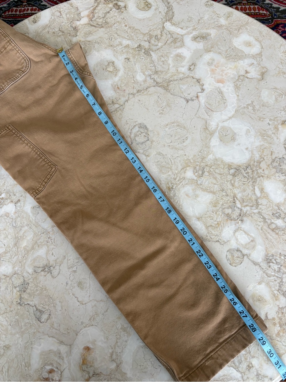 Carhartt Double Knee Relaxed Fit Work Pants – 32x30 – Tan/Khaki – Rugged Utility - Picture 10 of 13